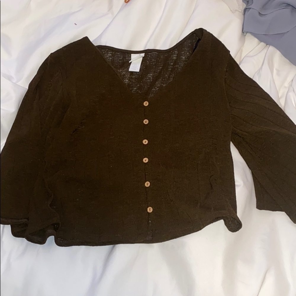 H&M brown top